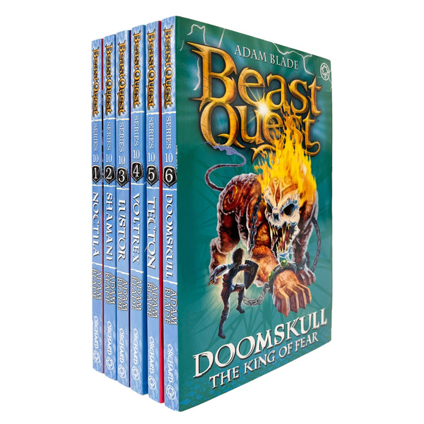 Beast Quest Series 10 - 6 Books Collection Set: Master of the Beasts (Books 55-60)