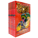 Beast Quest Series 9 - 6 Books Collection Set: The Warlock's Staff (Books 49-54)