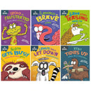 Sue Graves Behaviour Matters Series 2 Collection 6 Books Set (Gecko is Frustrated, Lemur Feels Let Down, Llama Stops Teasing, Sloth Gets Busy, Flamingo is Brave, Kiwi Tidies Up)
