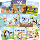 Bluey 10 Picture Books Collection Set (Typewriter, Shadowlands, Swim School, My Dad is Awesome, My Mum is the Best, Camping, Daddy Putdown, Baby Race, Magic Xylophone, Bob Bilby)