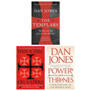 Dan Jones Collection 3 Books Set (The Templars, Crusaders & Powers and