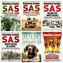 Damien Lewis 6 Books Collection Set (Judy: A Dog in a Million, The Ministry of Ungentlemanly Warfare, SAS Ghost Patrol, SAS Italian Job, SAS Band of Brothers & SAS Brothers in Arms)