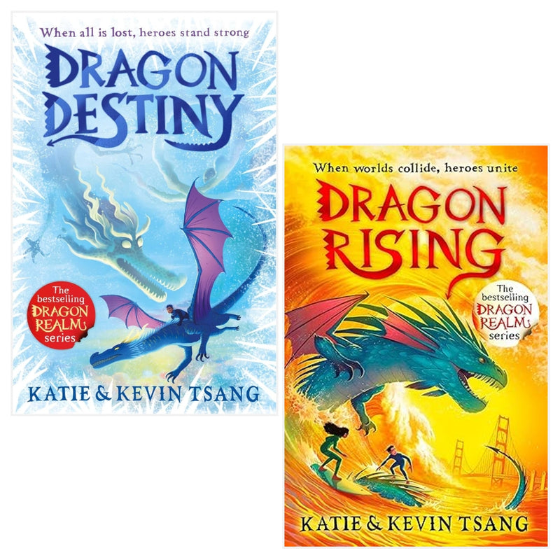 Dragon Realm Series 2 Books Collection Set By Katie Tsang & Kevin