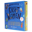 Fantastically Great Women 4 Books Collection Boxed Set (Who Saved the Planet, Who Worked Wonders, Who Made History, A Big Ideas Notebook)