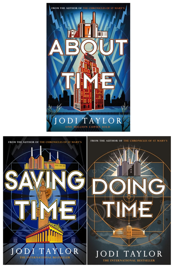 Jodi Taylor Time Police Series 3 Books Set (Saving Time, About Time, Doing Time)