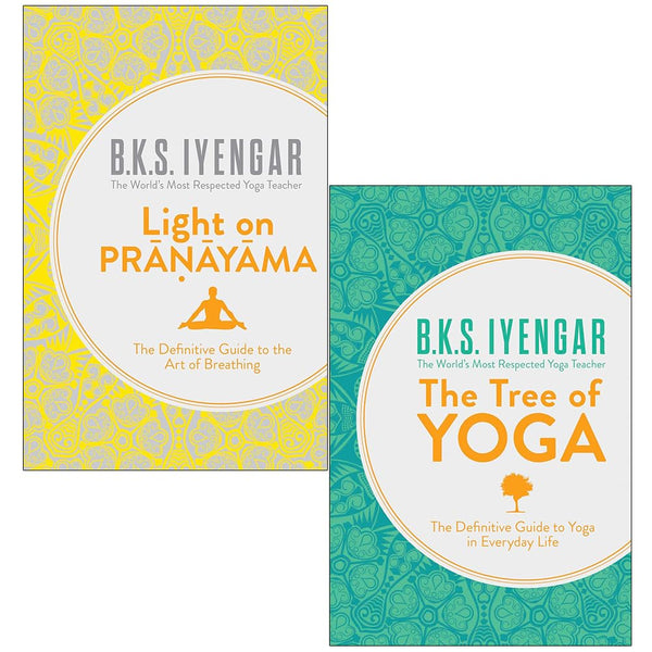 B.K.S. Iyengar Collection 2 Books Set (Light on Pranayama & The Tree of Yoga)