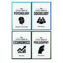 The Little Book of Philosophy, Sociology, Economics & Psychology 4 Books Collection Set