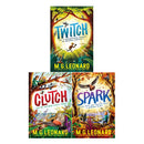 The Twitcher Series Collection 3 Books Set by M. G. Leonard (Clutch, Spark, Twitch)