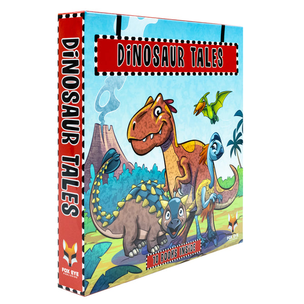 Dinosaur Tales 10 Picture Book Collection Set (Alfie The Allosaurus Learn to Roar, Olivia The Oviraptor Makes A Difference, Velu The Velociraptor Wins The ... Lost, Velu The Velociraptor Wins The Race)