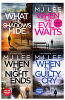 M J Lee DI Ridpath Collection 4 Books Set (When the Evil Waits, When the Guilty Cry, When the Night Ends, What the Shadows Hide)