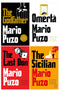 Mario Puzo The Godfather Collection 4 Books Set (The Last Don, The Sicilian, The Godfather, Omerta)