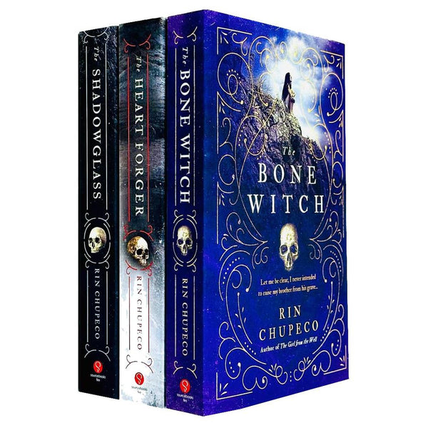 The Bone Witch Series 3 Books Collection Set By Rin Chupeco (The Bone Witch, The Heart Forger & The Shadowglass)