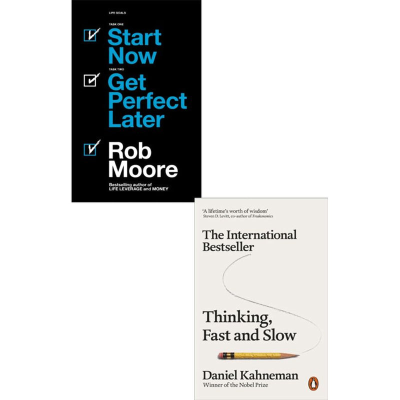 ["9780141033570", "9781473685451", "9789123951512", "Assertiveness", "Business Creativity Skills", "Cognition & Cognitive Psychology", "Fast and Slow", "Intelligence & reasoning", "motivation & self-esteem", "Rob Moore", "Self-help & personal development", "Small businesses & self-employed", "Start Now Get Perfect Later", "Thinking"]