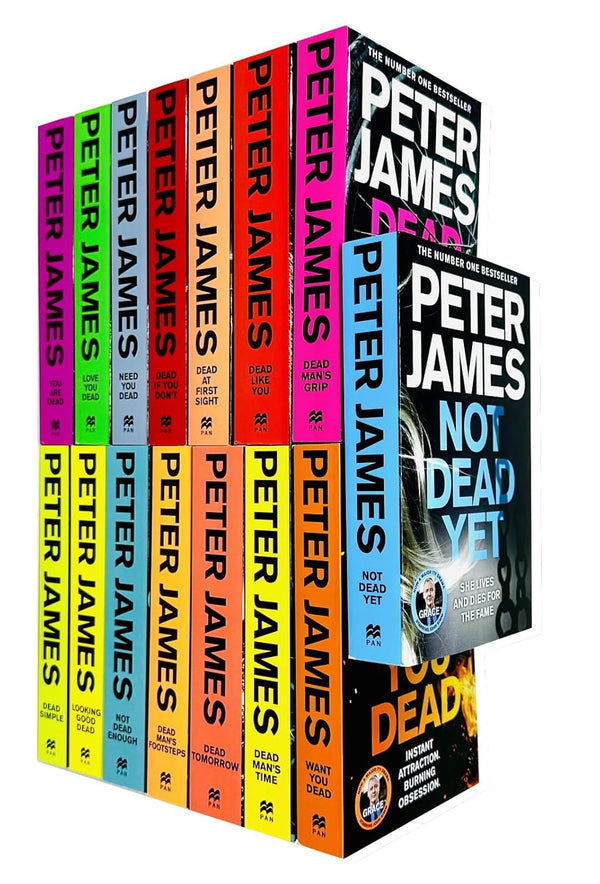 Roy Grace Series Book 1-15 Collection 15 Books Set By Peter James (Dead Simple, Looking Good Dead, Not Dead Enough, Dead Like You, Dead Man's Grip, Not Dead Yet, You Are Dead and More)