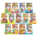 Billy and the Mini Monsters Series 1 - 13 Collection Set by Zanna Davidson (Monsters go to Hospital, Monsters go Swimming, go to a Party, go to School, in the Dark, Move House, on a Plane, at Halloween &amp; More)