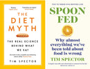 Tim Spector Collection 2 Books Set (Spoon-Fed, The Diet Myth)