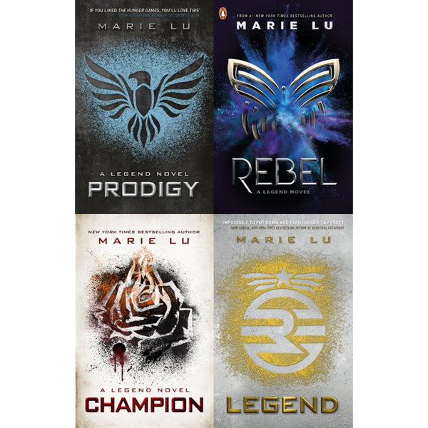 Marie Lu The Legend 4 Books Collection Set  Legend, Prodigy, Champion, Rebel