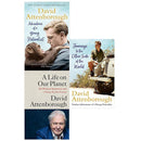 David Attenborough Collection 3 Books Set - A Life on Our Planet, Adventures of a Young Naturalist, Journeys to the Other Side of the World