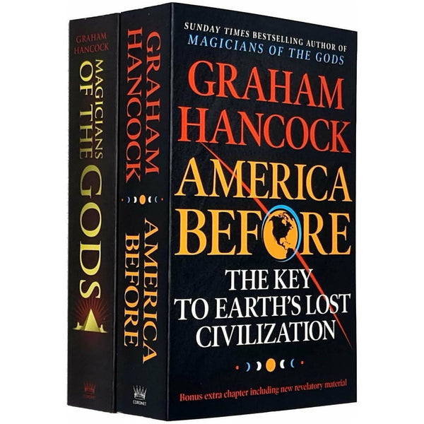 Graham Hancock 2 Books Collection Set Magicians of the Gods and America Before