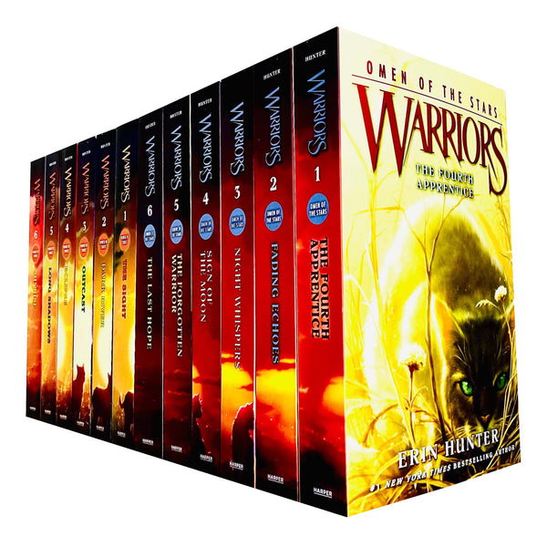 Warriors Cat Series 3 Power of Three 1 - 6 Books Collection Set By Erin  Hunter