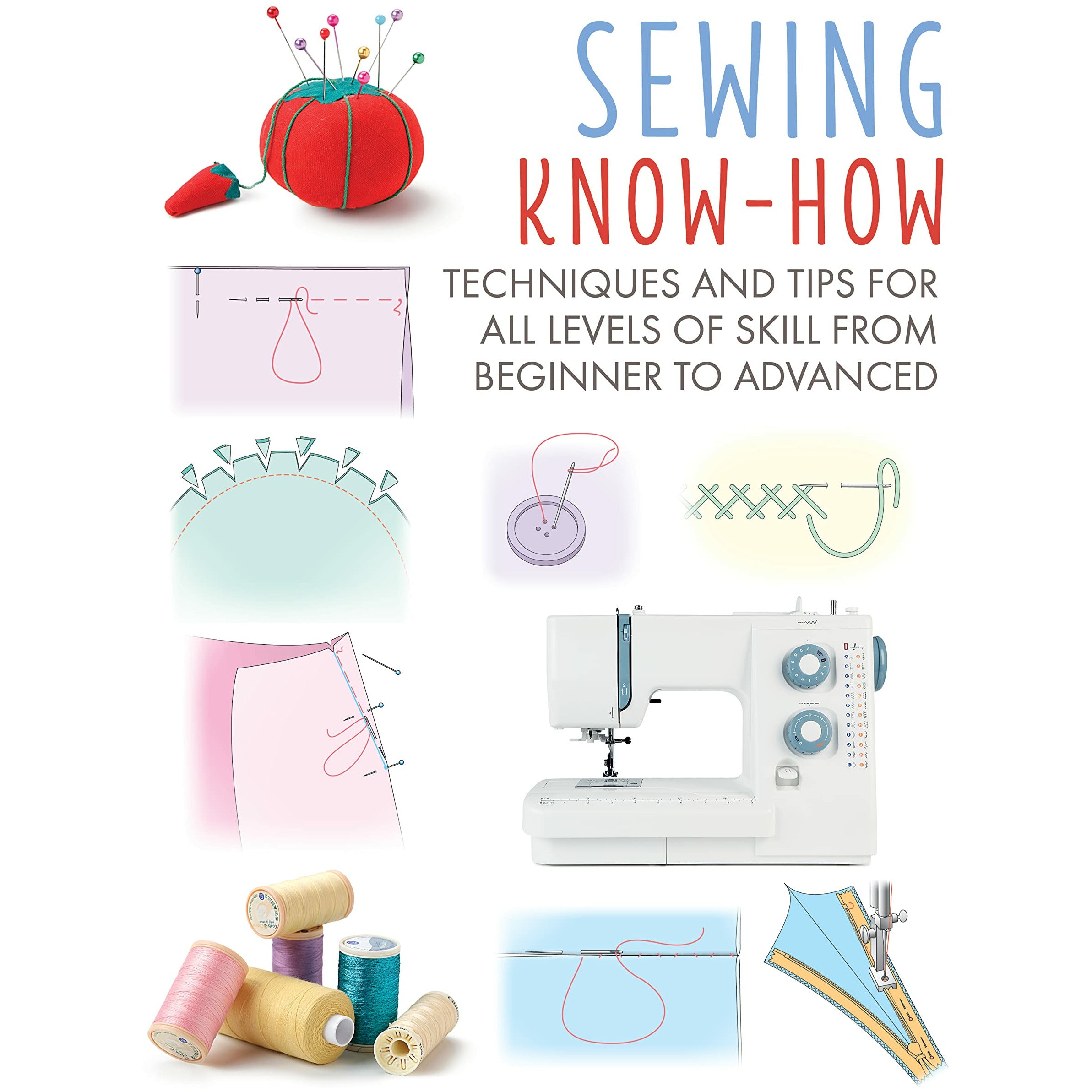 The Sewing Book New Edition: Over 300 Step-by-Step Techniques: Smith MBE,  Alison: 9780241313633: : Books