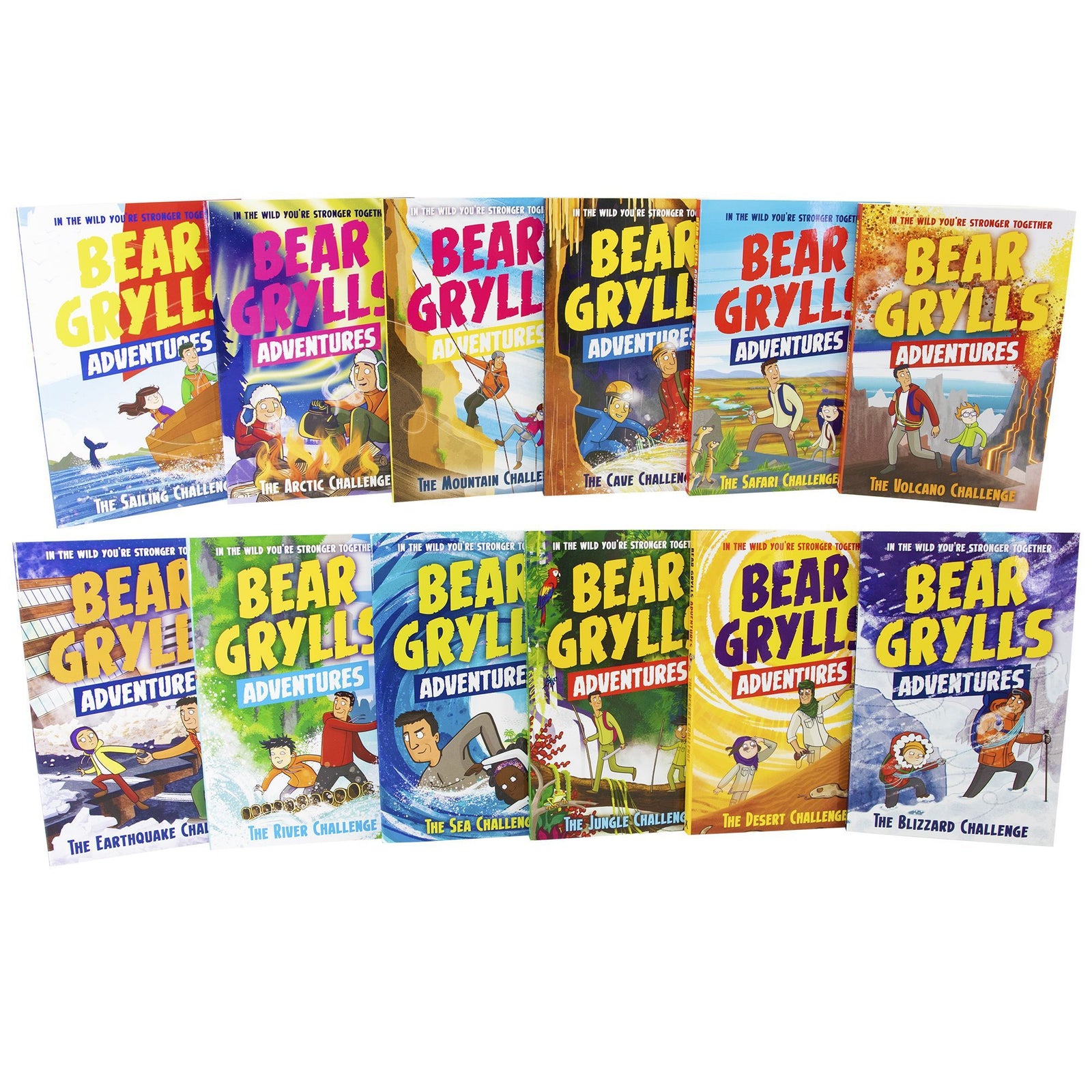 Bear Grylls Complete Adventure Series 12 Books Collection Set