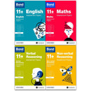 Bond 11+ English Maths 4 Books Set Assessment Papers 7-8 Years