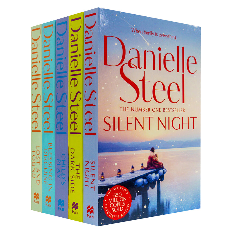 Danielle Steel Collection 5 Books Set Series 2 (Silent Night, The Dark Side, Child&