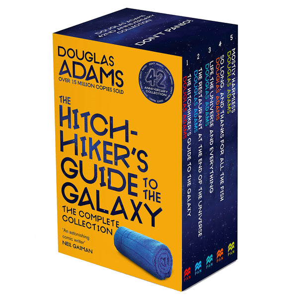 The Complete Hitchhiker's Guide to the Galaxy Boxset by Douglas Adams NEW COVER