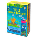 Usborne 100 Things To Know Collection 5 Books Box Set (Planet Earth, Space, Human Body, Science &amp; Numbers, Computers, Coding)