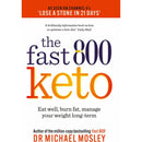 The Fast 800 Series Collection 5 Books Set By Michael Mosley, Dr Clare Bailey, Justine Pattison (The Fast 800, Keto, Easy, Recipe Book, Health Journal)