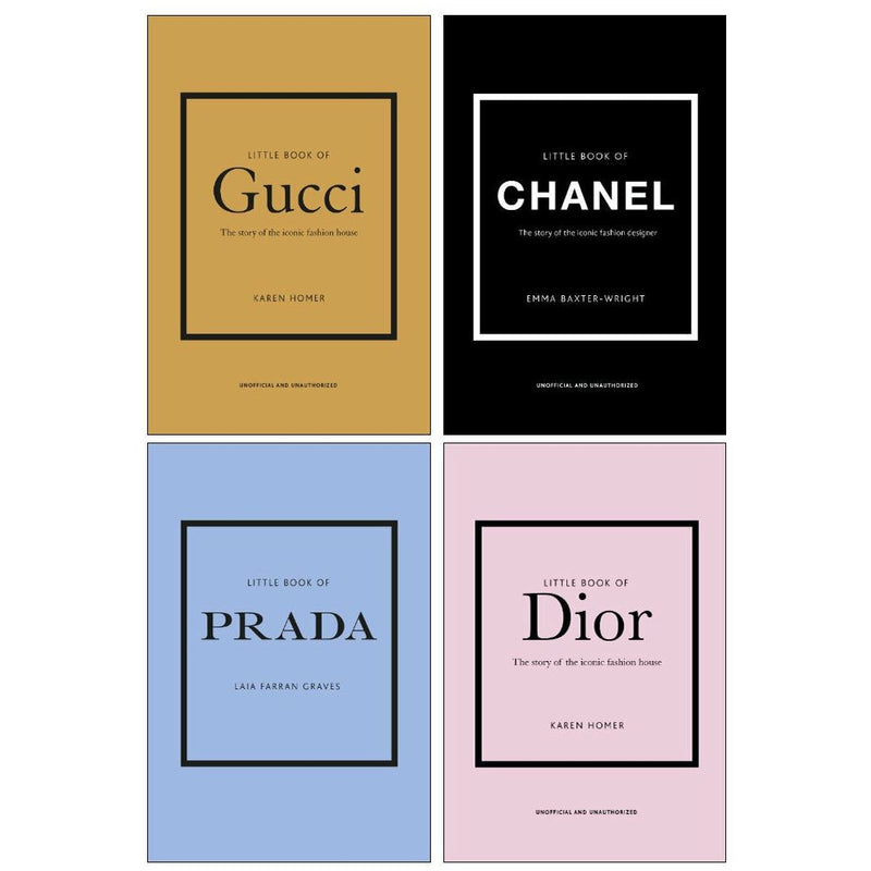 DESIGNER BOOKS SET 4 Books Chanel Louis Vuitton Dior