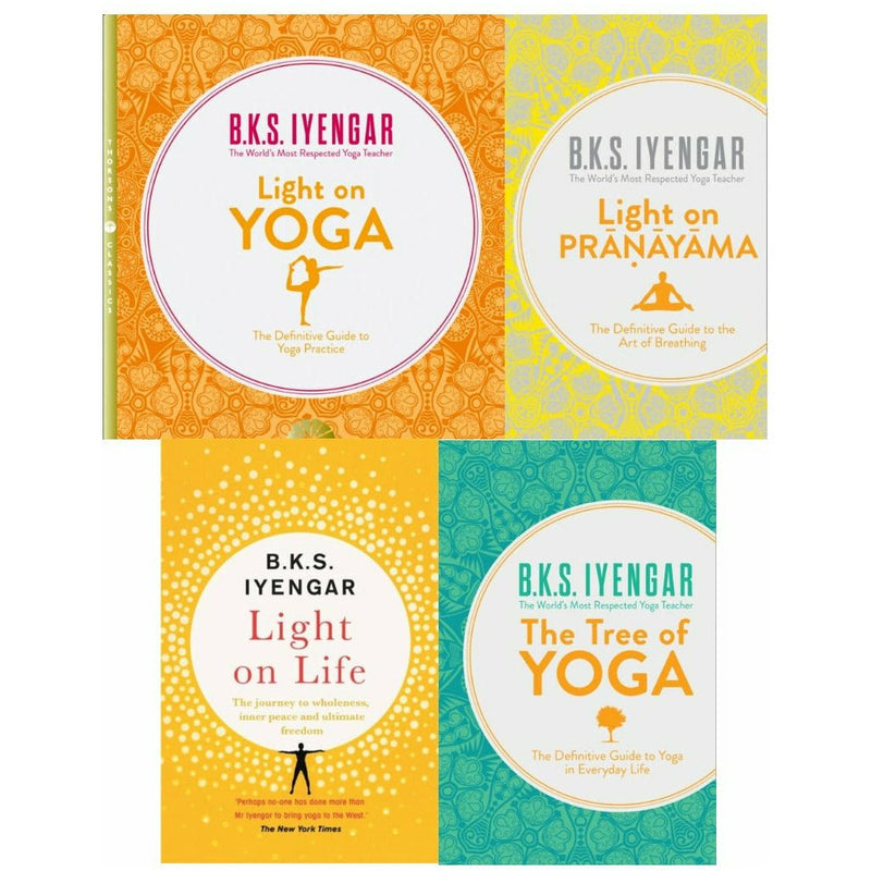 ["9789123956777", "b k s iyengar book collection", "b k s iyengar book set", "B.K.S. Iyengar", "bible of yoga", "Body", "Breathing", "Fitness through Yoga", "guide to yoga", "Health", "Health and Fitness", "health books", "Healthy", "light on life", "light on pranayama", "light on yoga", "Meditation", "meditation books", "mental healing", "Mental health", "mental health books", "Mind", "mind help books", "self help books", "Spirit", "The Tree of Yoga", "tree of yoga", "world most respected yoga teacher", "Yoga", "Yoga and health", "Yoga and Meditation", "Yoga as part of daily life", "yoga books", "yoga in everyday life", "yoga practice"]