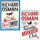 Thursday Murder Club Series 2 Books Collection Set By Richard Osman (The Man Who Died Twice, The Thursday Murder Club)