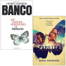 Banco the Further Adventures of Papillon &amp; Papillon By Henri Charriere 2 Books Collection Set