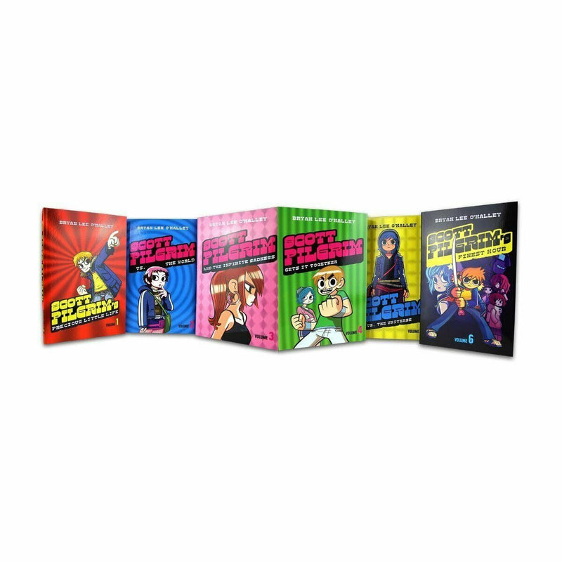 Scott Pilgrim 6 Books Collection Set Bryan Lee Omalley