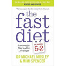 The Fast 800, 8 Week Blood Sugar Diet, Fast Diet 3 Books Collection Set by Michael Mosley