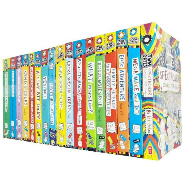 Tom Gates Series 17 Books Collection Set By Liz Pichon (Books 1-17)