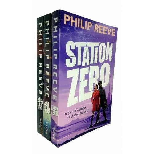 Philip Reeve Railhead Series Collection 3 Books Set Station Zero Blacklight Express Railhead - books 4 people