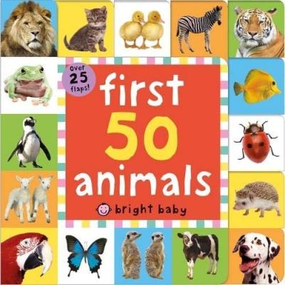 First 50 Animals Lift The Flap Tab Over 25 Flaps (lift the flap books)