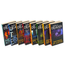 Jeffery Deaver Collection 8 Books Set Mistress of Justice, Bloody River Blues, Shallow Graves